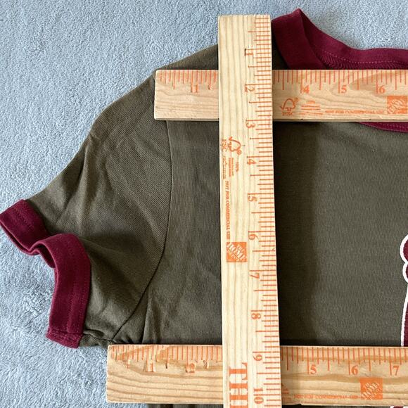 Y2s 2000s Deadstock Interstate Jeans Shirt Top Girls Youth large Classic Green - Picture 9 of 12